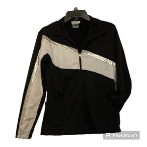 Black warm up jacket